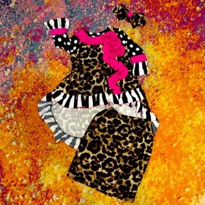 ~RUFFLES N MUDPIES~ girls 3 pc outfit